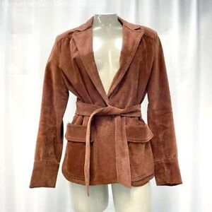 Wmns 70s Vintage Winlit by Listeff Fashions Brown Leather Suede Jacket Sz 13