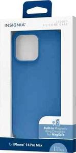 Insignia - Funda Silicona Líquida con MagSafe para iPhone 14 Pro Max - Azul - Imagen 1 de 7