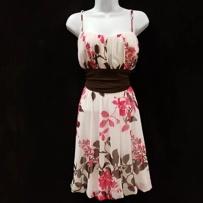 Speechless Womens Y2K Babydoll Fairy Mini Dress Size 2X White Floral Feminine - Image 1 of 4