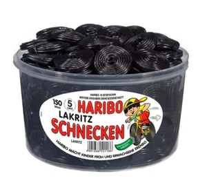 Haribo Lakritz-Schnecken (licorice wheel) 1,5 Kg - Picture 1 of 4