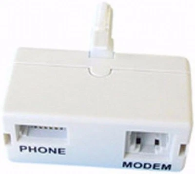 HQ, DYNAMODE ADSL MICRO FILTER MICROFILTER UK BROADBAND TELEPHONE CABLE SPLITTER - Image 1 of 2