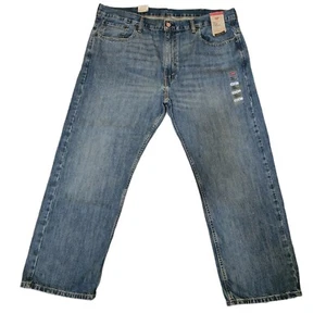 Levi's 569 Loose Straight Fit Regular Mid Wash Zip Fly Blue Men's Jeans - Picture 1 of 16