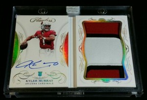 RPA #10/10 KYLER MURRAY RC AUTO JSY PANINI SEALED SSP ROOKIE PATCH 2019 Flawless