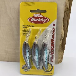 Berkley Flicker Shad 5-Kanal Katze (3er-Pack) SCHNELLER VERSAND! Ideal für Walleye! - Bild 1 von 3