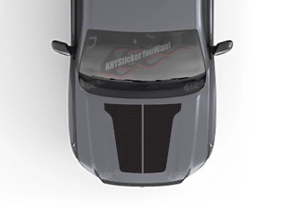 Honeycomb Blackout Hood Vinyl Graphic Decal Fits Nissan Frontier 2022-2024 - Image 1 of 4
