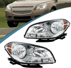 Headlights Assembly Fit for Chevy Malibu Headlamp Assembly Pair Replacement - Picture 1 of 9