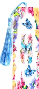 LETTER "H" / FLOWERS UNIQUE EXQUISITE LAMINATED BOOKMARK - Imagen 1 de 1