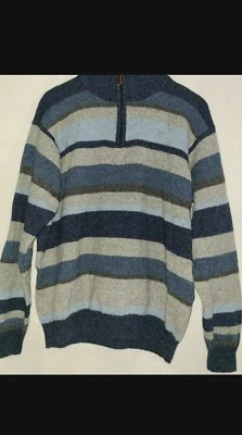 Suéter Bachrach Manga Larga Para Hombre Talla: XL Rayas Multicolor Retro Foto 1 de 3