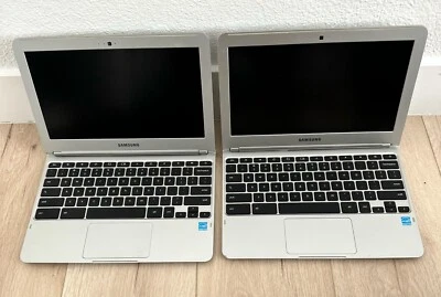 Samsung Chromebook XE303C12 Silver 11.6" Wi-Fi Laptop For Parts Lot Of 2Untested - Image 1 of 4