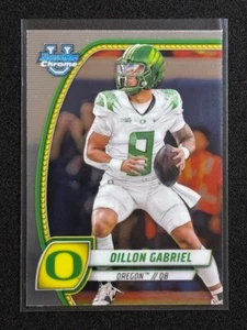 Dillon Gabriel - 2024 Bowman U Chrome - #3 OREGON - Picture 1 of 4