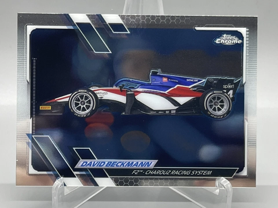 2021 TOPPS CHROME F1 DAVID BECKMANN F2  CHAROUZ RACING - Image 1 of 1