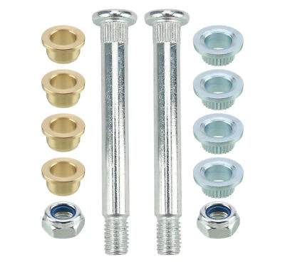 Front Door Hinge Pin & Bushing Repair Kit 2 pin 1 Door For Ford Lincoln Mercury Foto 1 de 4