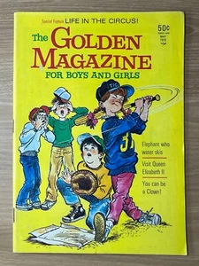 The Golden Magazine For Boys And Girls May 1970 Frank Thorne art Circus Clown - Picture 1 of 5