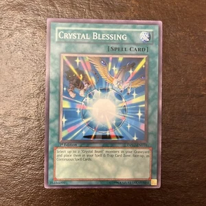Crystal Blessing - DP07-EN014 - Common - 1st Edition Near Mint Yugioh Card - Picture 1 of 2