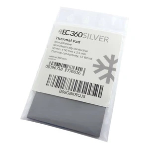 EC360® SILVER 12W/mK Wärmeleitpad (50 x 50 x 2,5 mm) I ThermalPad GPU RAM CPU - Bild 1 von 7