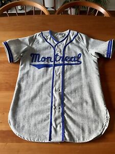 Montreal Royals 1946 Jackie Robinson Ebbets Field Flannels Jersey Size Small