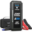 Topdon 2000A 16000Mah Car Jump Starter Booster Battery Charger Usb Power Bank Uk