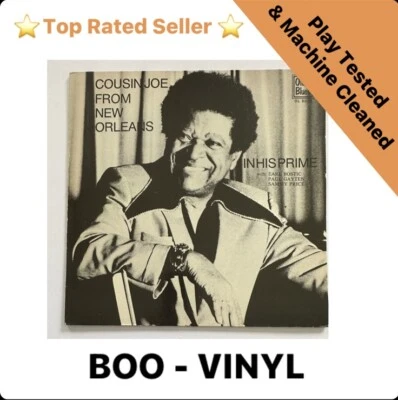 LP - Cousin Joe – Cousin Joe From New Orleans In His Prime Blues Lp Vinyl EX/VG+ - Image 1 of 4