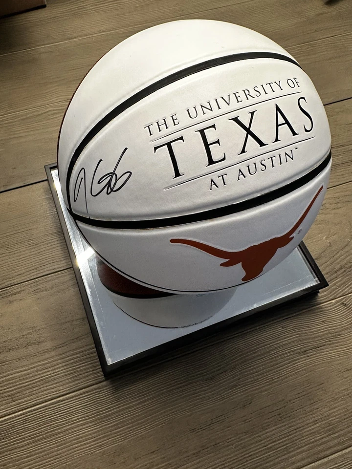 KEVIN DURANT Signed Autographed UT TEXAS LONGHORNS Logo Basketball JSA Certified - Image 1 of 4
