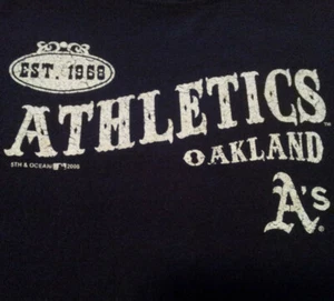 Camiseta ajustada estilo vintage Oakland A's Athletics S pequeña junior mujer INV319 - Imagen 1 de 6