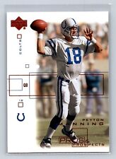 2001 Upper Deck Pros & Prospects #36 Peyton Manning Indianapolis Colts