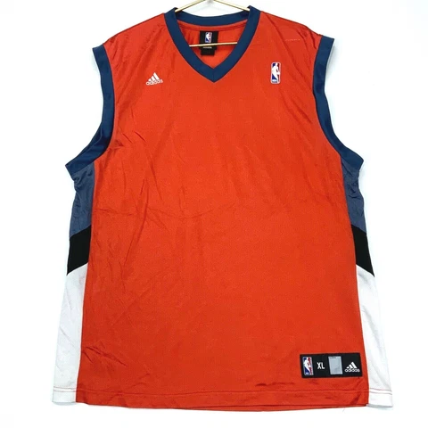 Charlotte Bobcats Adidas Basketball Vintage Jersey Size XL Nba Orange Cover