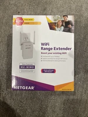 Amplificador y repetidor de señal inalámbrico de doble banda NETGEAR Wi-Fi Range Extender EX3700 Foto 1 de 4