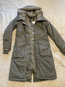 65813645/S POLARINO Wintermantel graugrün Gr. 34 NEU - Bild 1 von 6