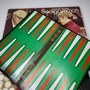 Juego de mesa de backgammon 1973 Pressman Oswald Jacoby 5514 de colección - Imagen 1 de 6