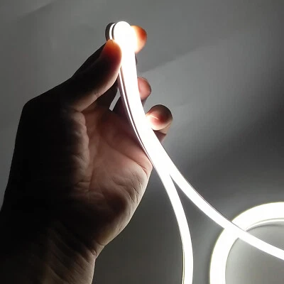 5V 2835 LED Neon Sign Tube Strip Light Rope Silica Gel Belt 120LEDs/m Waterproof - Image 1 of 4