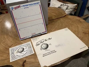RARE 1973 Peter Puck Fan Club Hockey Game Board Handbook Envelope NHL - Imagen 1 de 12