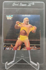 1988 QUAKER DIPPS WWF Hulk Hogan hand cut wrestling card