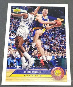 Chris Mullin 92-93 cubierta superior McDonalds Golden State Warriors #P14 delantero - Imagen 1 de 2