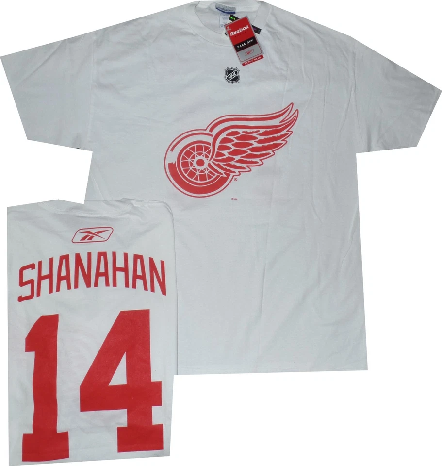 Детройт Red Wings Брендан Шанахан белый Reebok мужская рубашка новые ярлыки - Изображение 1 из 4