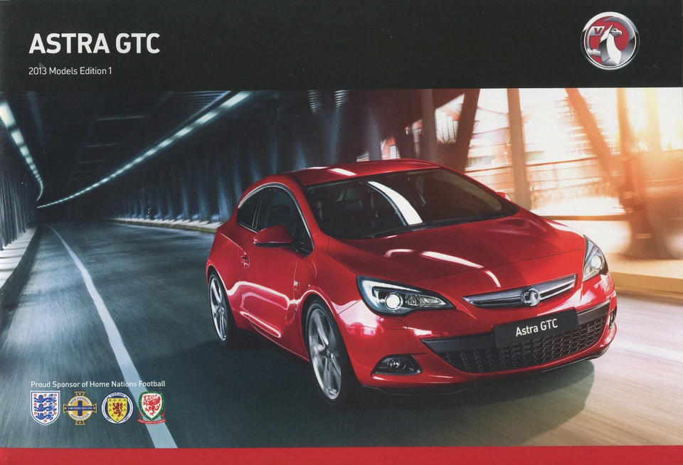 CAR BROCHURE: VAUXHALL ASTRA GTC - 2012 (2013 MODELS EDITION 1) - Image 1 of 1