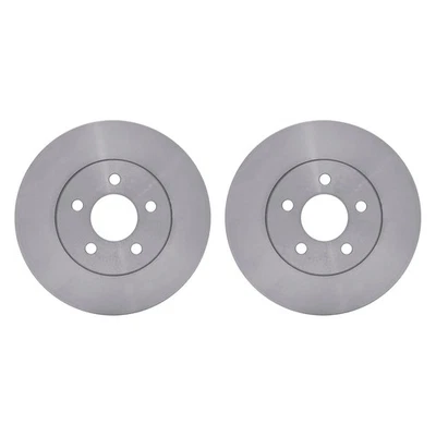 For Dodge Grand Caravan 1987-1990 R1 Concepts Plain Front Brake Rotor Set - Image 1 of 4