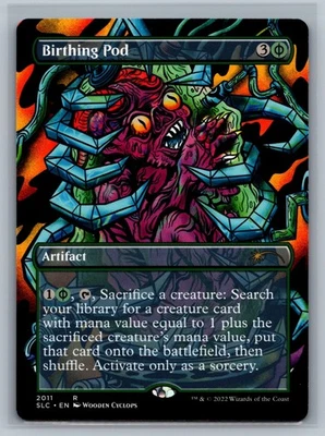 MTG ERROR CRIMPED Secret Lair: 30th Anniversary Countdown Kit Birthing Pod #2011 - Image 1 of 4