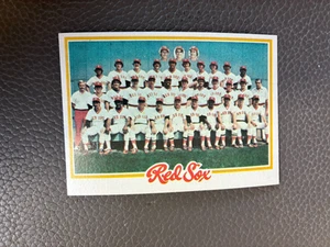 1978 TOPPS #424 BOSTON RED SOX TEAM CARD - Picture 1 of 2