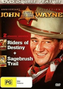 John Wayne Riders of Destiny + Sagebrush Trail - Rare DVD Aus Stock New - Picture 1 of 2