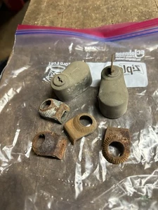 Vintage 1930s Ivano Tirelox Spare Tire Wheel Lock W Key Auto Accessory Parts USA - Picture 1 of 17