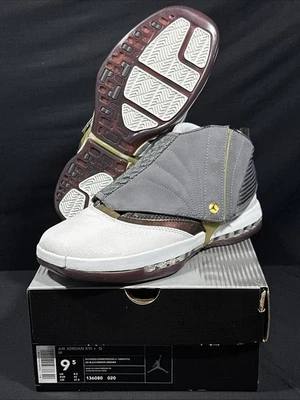 Air Jordan XVI + QM Blanco Madera de Cerezo Grafito 2001 136080-020 Foto 1 de 4