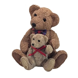 Pfotenabdrücke Beau Bears Angus & Carlisle mit Fliege handbemalt Britische Inseln - Bild 1 von 4