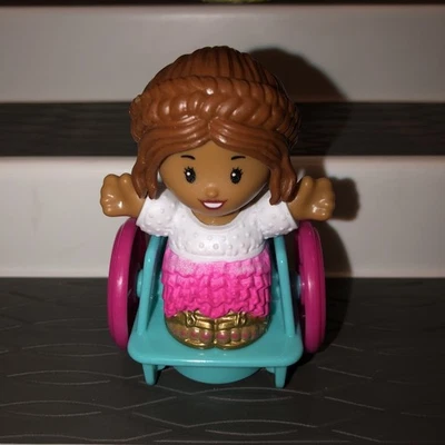 Fisher Price Little People BARBIE African American Girl in Wheelchair Party - Image 1 of 4