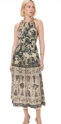 Vestido Ulla Johnson, Essie, Midi, Tire Stretch, Multicolor, Mujer, Talla 12 Foto 1 de 4