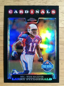 Topps Chrome Refractors #TC136 2008 Larry Fitzgerald AP - Imagen 1 de 2