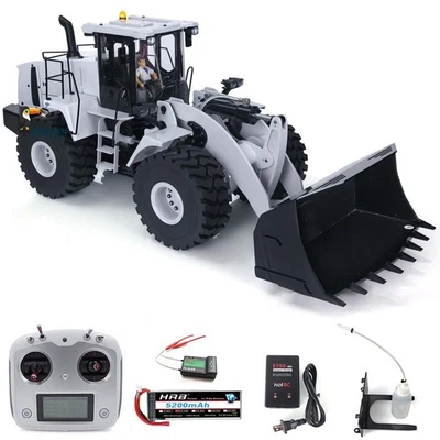 Free Gift WA470 Hydraulic RC Loader 1/14 Metal RTR Truck Model Motor Servo Sound - Image 1 of 4