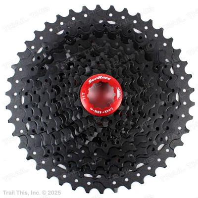 SunRace CSMX8 11-Speed Bike Cassette 11-42T MTB 11-42 Black fits SRAM Shimano - Image 1 of 4