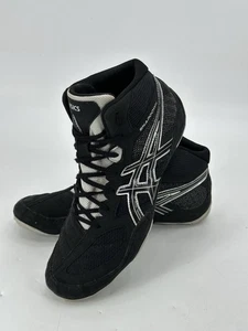 Asics Snapdown Ringerschuhe Herren Größe 10 schwarz silber J502Y sportlich - Bild 1 von 14