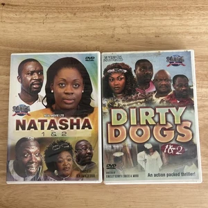 Natasha 1 & 2 & Dirty Dogs 1 & 2 &In The Eyes Part 1,2,3 (DVD) Ghana Region 1 - Picture 1 of 16