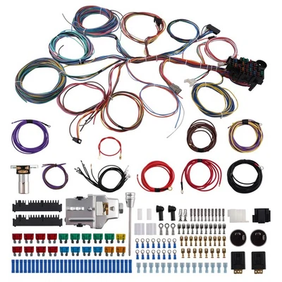 22 Circuit 18 Universal Wire Harness Kit For Chevy GMC Pickup Truck 1960-1986 - Image 1 of 4